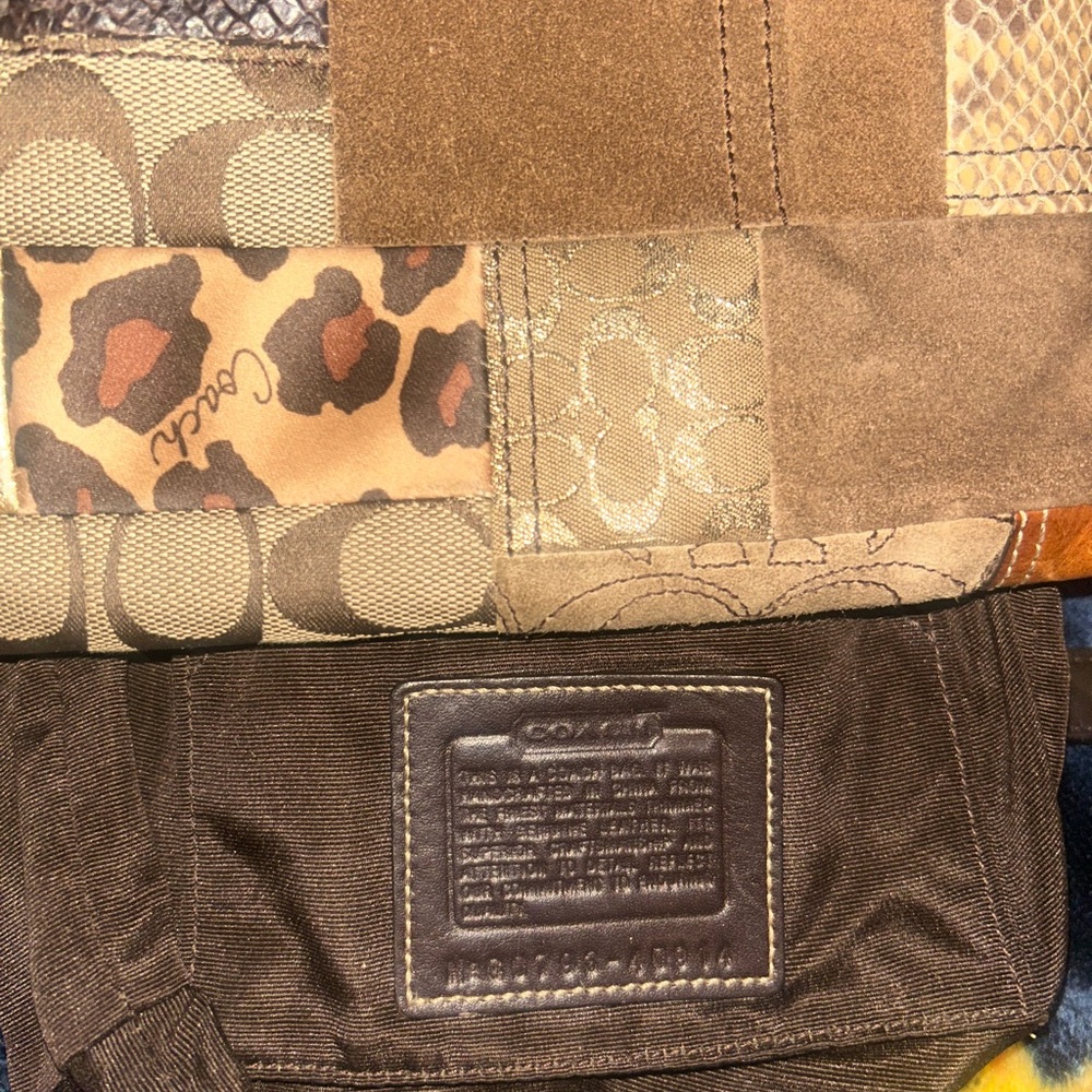 Coach Multicolor Patchwork Shoulder Bag (Firm Price) - Picture 2 of 7